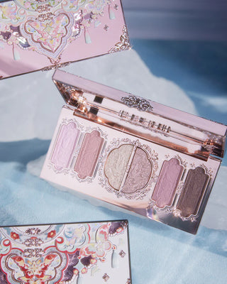 Flower Knows: Butterfly Cloud Collar - Embossed Six-Color Eyeshadow Palette
