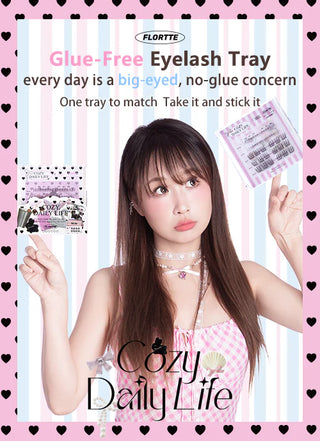 Flortte: Cozy Daily Life - Segmented Self-Adhesive Glue-Free False Eyelash