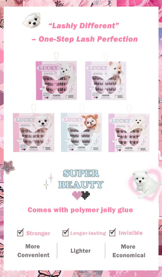 Flortte: Super Beauty Series - Adhesive-Free False Eyelashes
