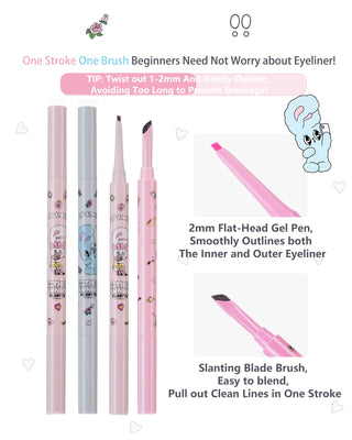 Flortte: Esther Bunny - Double-Ended Eyeliner