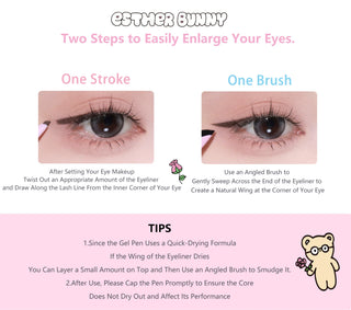 Flortte: Esther Bunny - Double-Ended Eyeliner