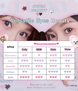 Flortte: Super Beauty Series - Adhesive-Free False Eyelashes