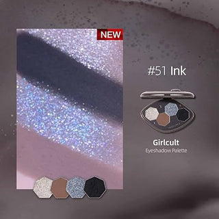 Girlcult: Hallucination 4-Color Eyeshadow Palette - 50,51,52
