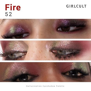 Girlcult: Hallucination 4-Color Eyeshadow Palette - 50,51,52