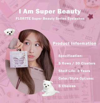 Flortte: Super Beauty Series - Adhesive-Free False Eyelashes