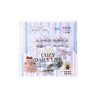 Flortte: Cozy Daily Life - Segmented Self-Adhesive Glue-Free False Eyelash
