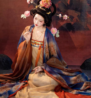 Tang Dynasty Qixiong Hanfu (Whole Set) - Tai Ping (M Size)