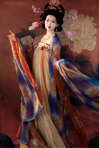 Tang Dynasty Qixiong Hanfu (Whole Set) - Tai Ping (M Size)