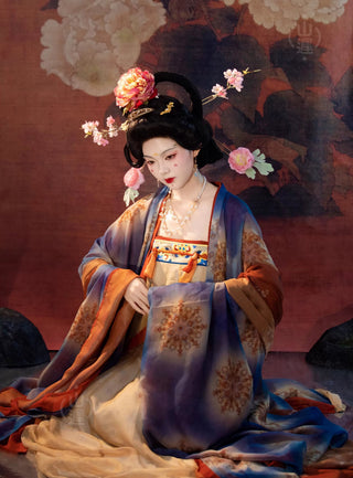 Tang Dynasty Qixiong Hanfu (Whole Set) - Tai Ping (M Size)