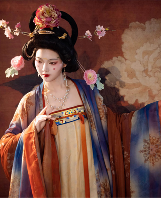 Tang Dynasty Qixiong Hanfu (Whole Set) - Tai Ping (M Size)