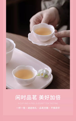 Cherry Blossom Pink Petal: 11-Piece Tea Set Gift Box