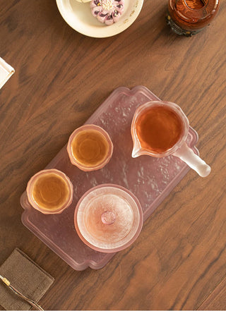 Taoyu: 6-piece Matt Glass Tea Set