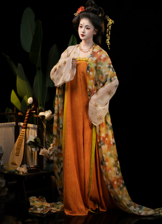 Tang Dynasty Qixiong Hanfu (Whole Set) - Gong Yue (M Size)