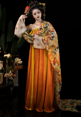 Tang Dynasty Qixiong Hanfu (Whole Set) - Gong Yue (M Size)