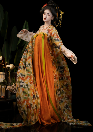 Tang Dynasty Qixiong Hanfu (Whole Set) - Gong Yue (M Size)