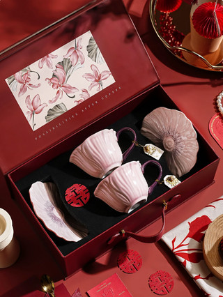 Wedding 9-piece Tea Set Gift Box