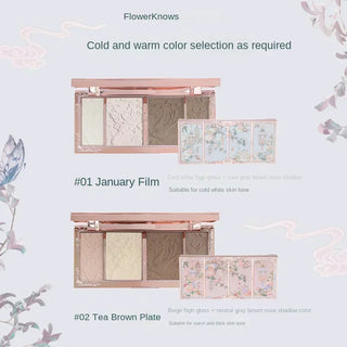 Flower knows: Butterfly Cloud Collar - Embossed Highlight & Contour Palette