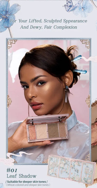 Flower knows: Butterfly Cloud Collar - Embossed Highlight & Contour Palette