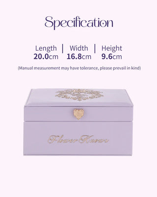 Flower knows: Violet Strawberry Rococo Collection - Makeup Case (Purple)