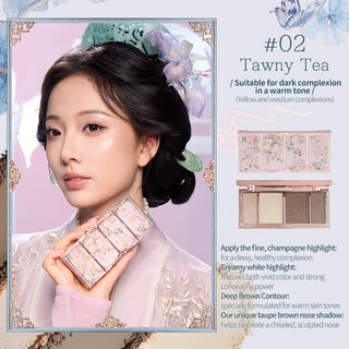 Flower knows: Butterfly Cloud Collar - Embossed Highlight & Contour Palette