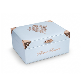 Flower knows: Violet Strawberry Rococo Collection - 8th Anniversary Makeup Case (Blue)